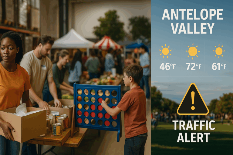 Good Morning AV — November 21, 2025 | Free Food Drive, Youth Clinic & 14 Freeway Update